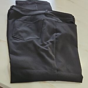 Christopher & Banks Signature Slimming Black Straight Leg Pants